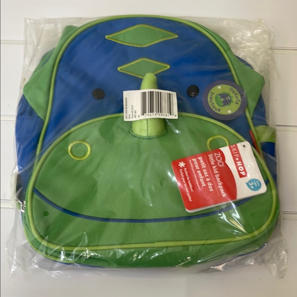 Skip Hop Dino-Themed Kids Backpack in Blue and Green